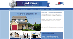 Desktop Screenshot of lindletting.co.uk